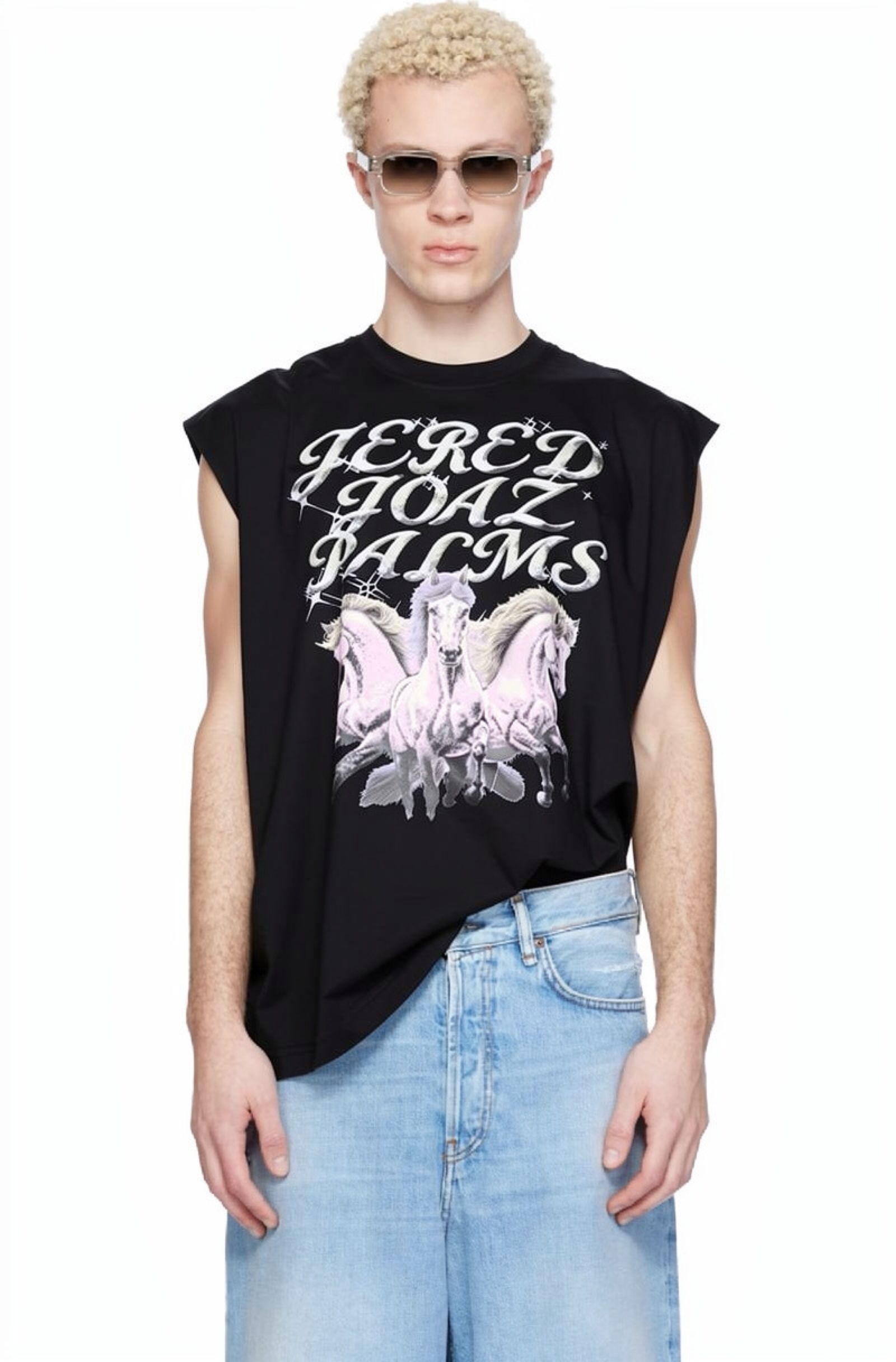Jered Joaz Palms Race Horses Tank top