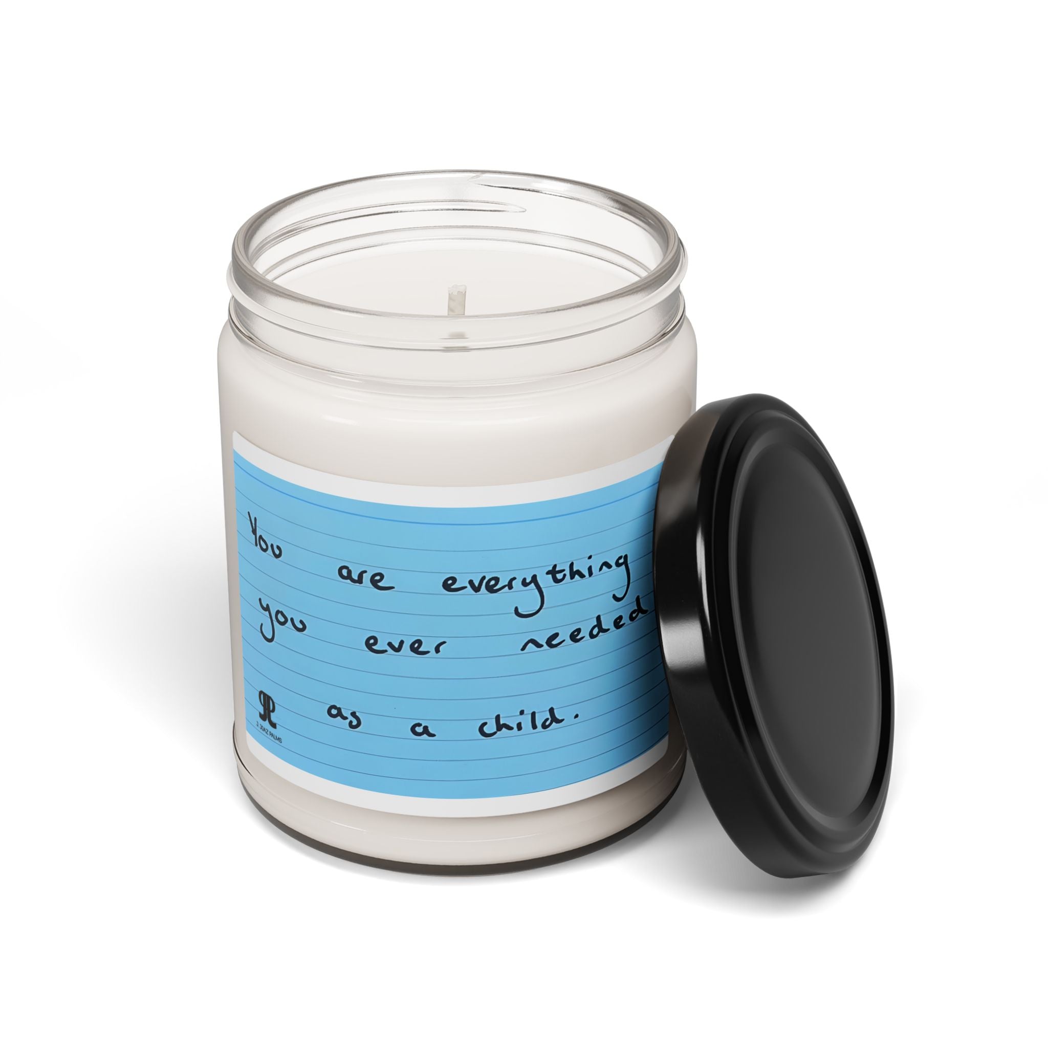 Jered Joaz Palms Inspirational Soy Candle 9oz — "You Are Everything You Ever Needed as a Child"