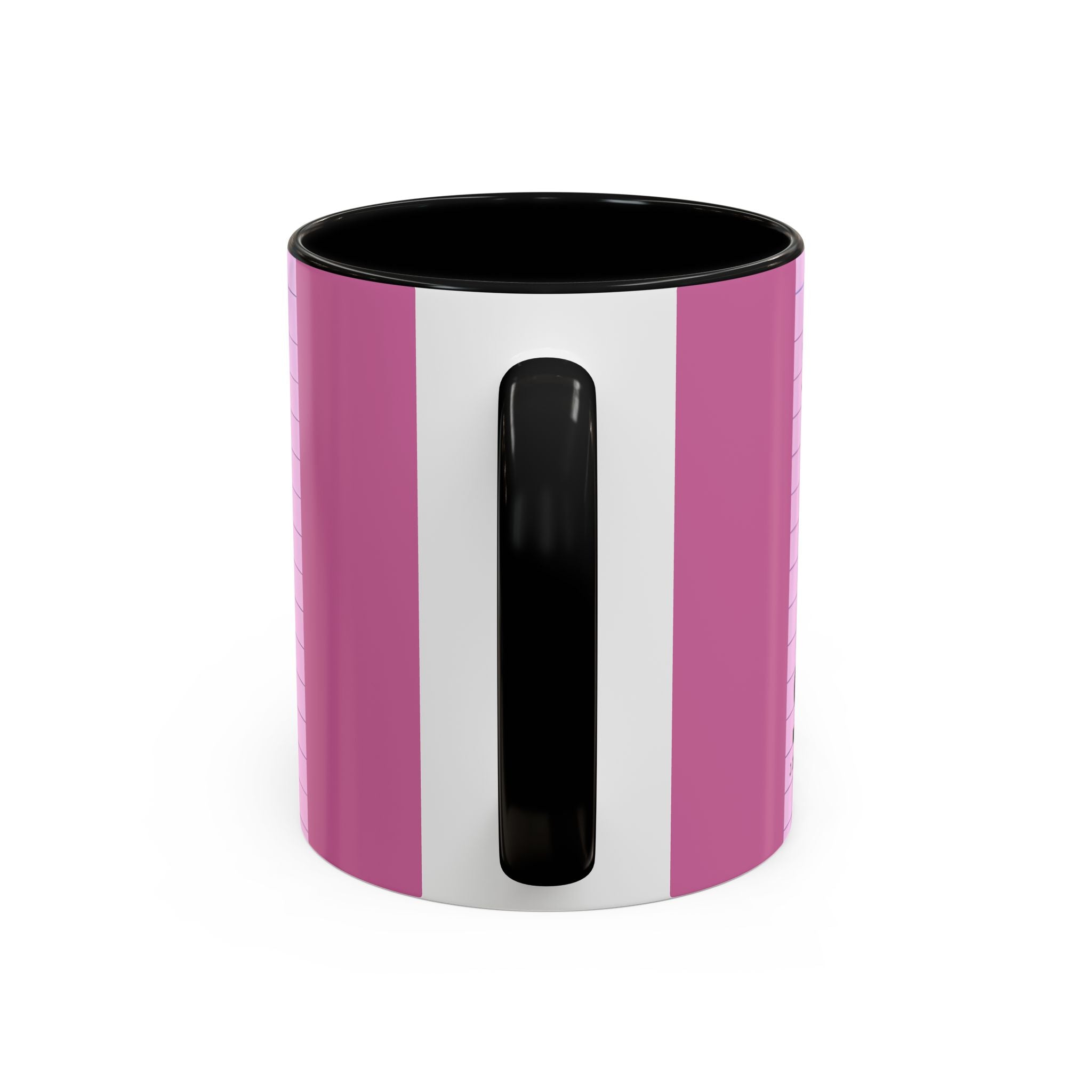 Jered Joaz Palms Inspirational Pink Notebook-Lined Coffee Mug — "I Know It Hurt, You're Stronger Now"