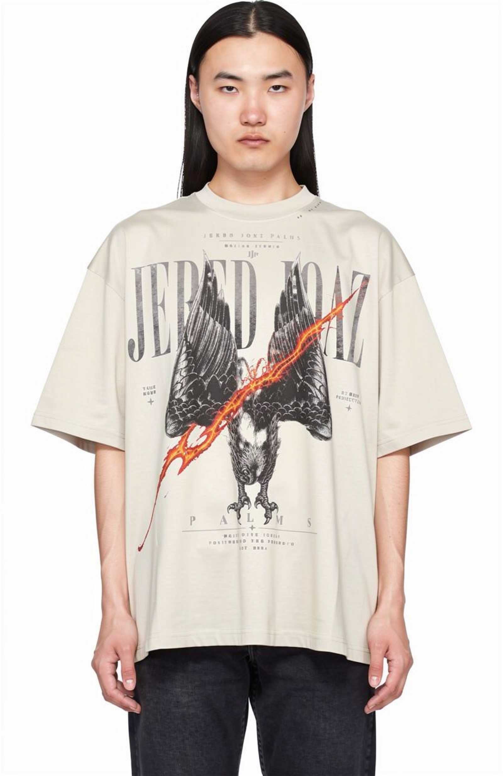 Jered Joaz Palms Rising eagle T shirt