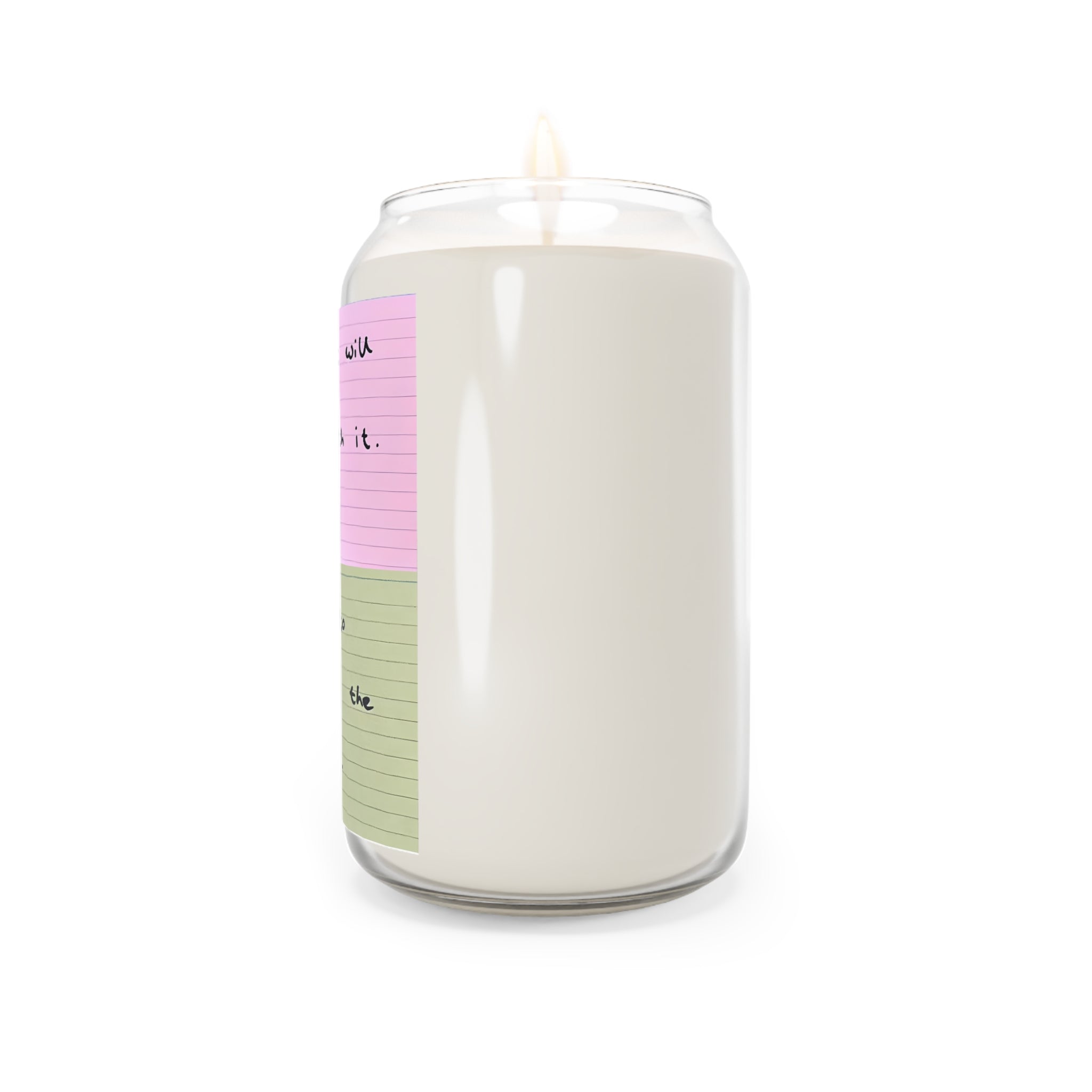 Jered Joaz Palms Soy Candle — "It's Okay to Learn Things the Hard Way" Inspirational Scented Candle (13.75 oz)