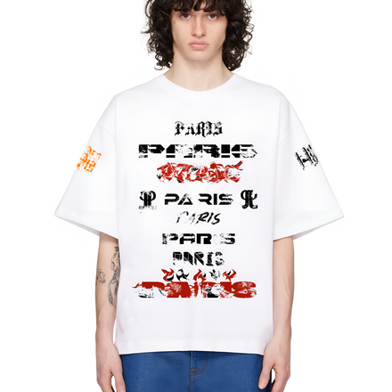 JERED JOAZ PALMS DAMAGE PARIS LOGO FW