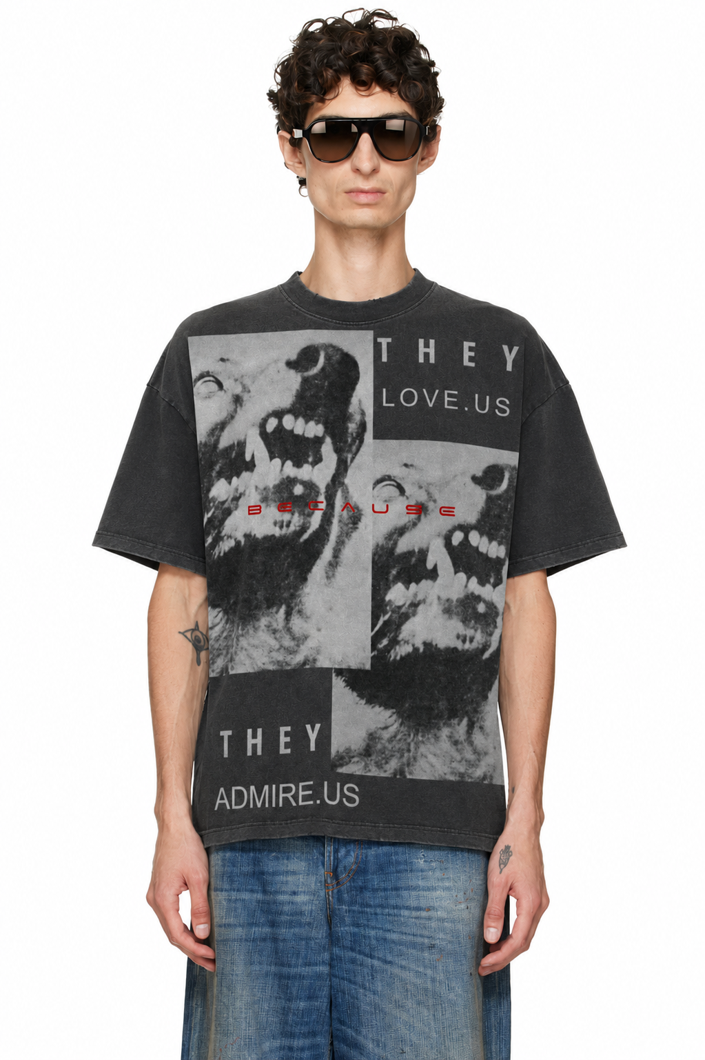 Jered Joaz Palms They Love Us T shirt