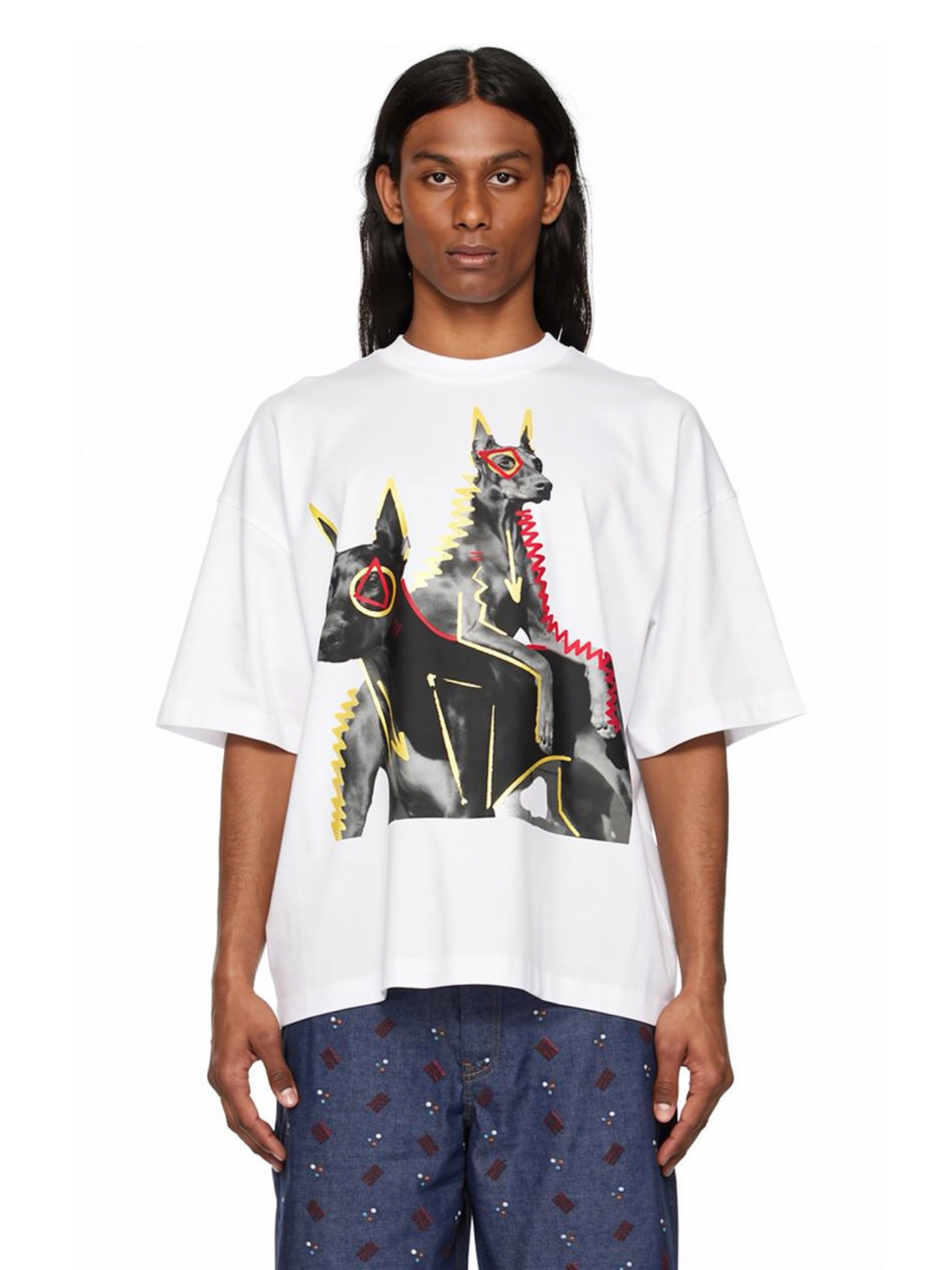 Jered Joaz Palms double Doberman T shirt