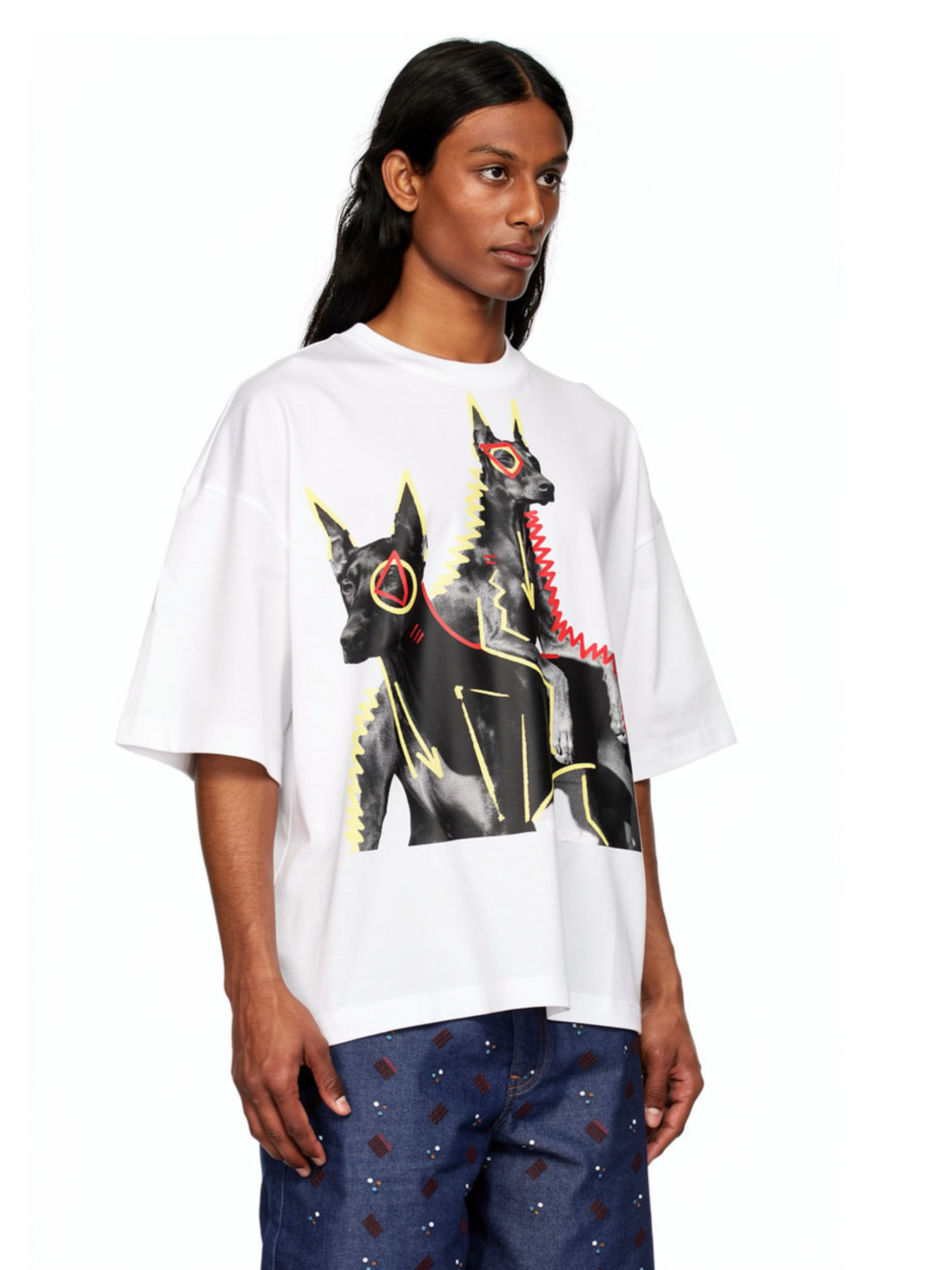 Jered Joaz Palms double Doberman T shirt