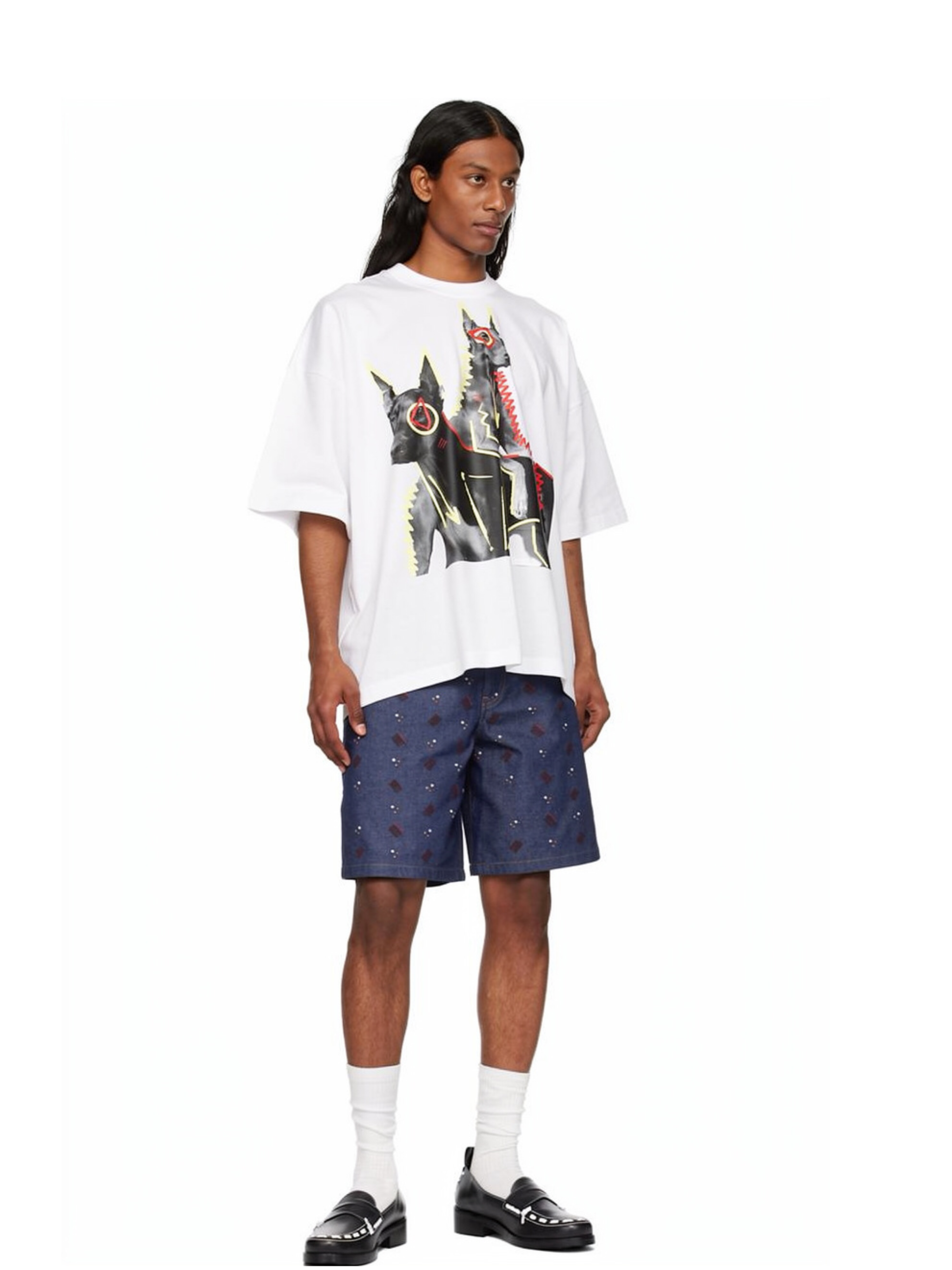 Jered Joaz Palms double Doberman T shirt