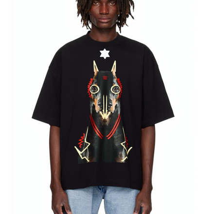 Jered Joaz Palms art Doberman T shirt