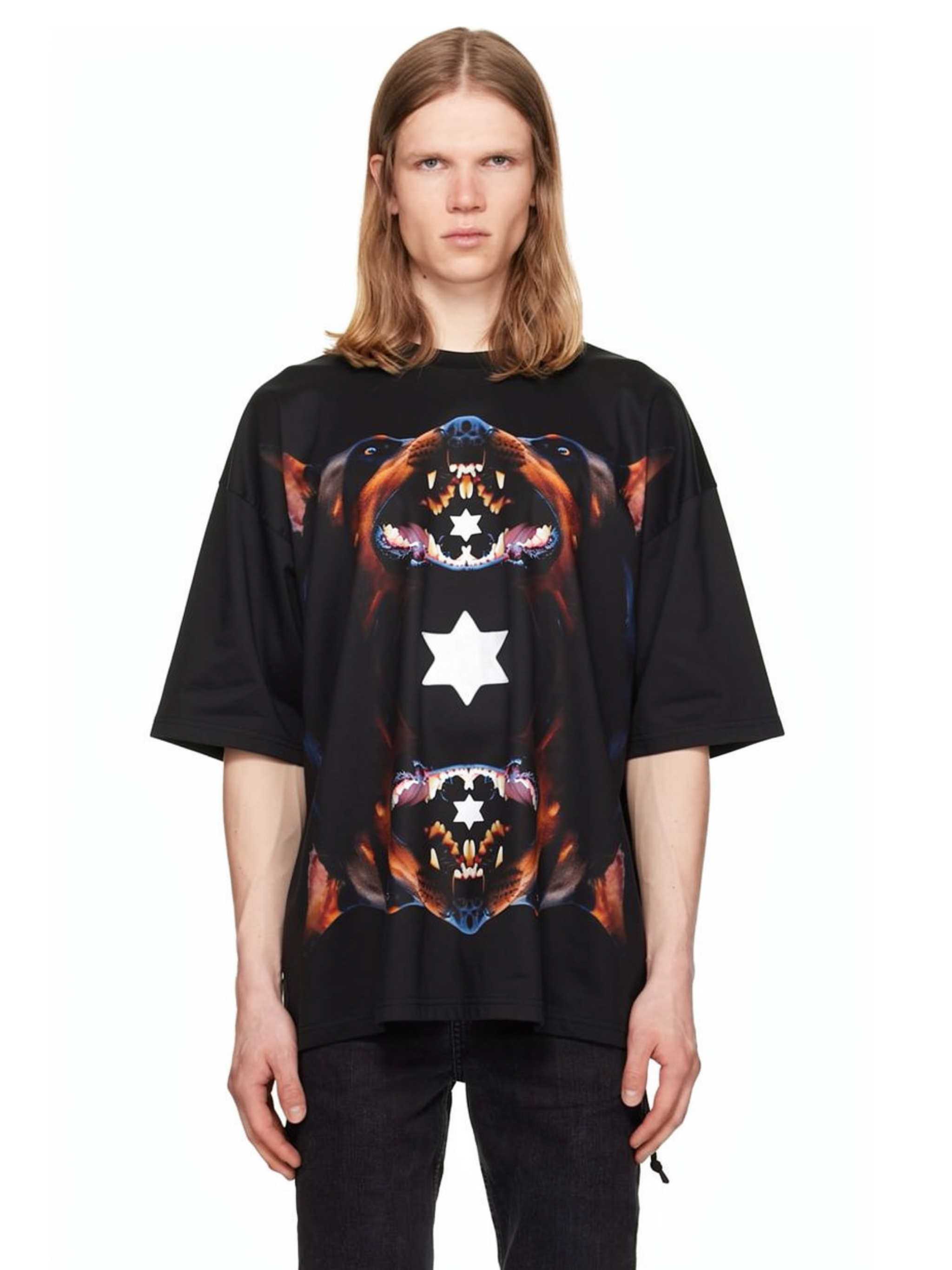 Jered Joaz Palms Star Doberman T shirt