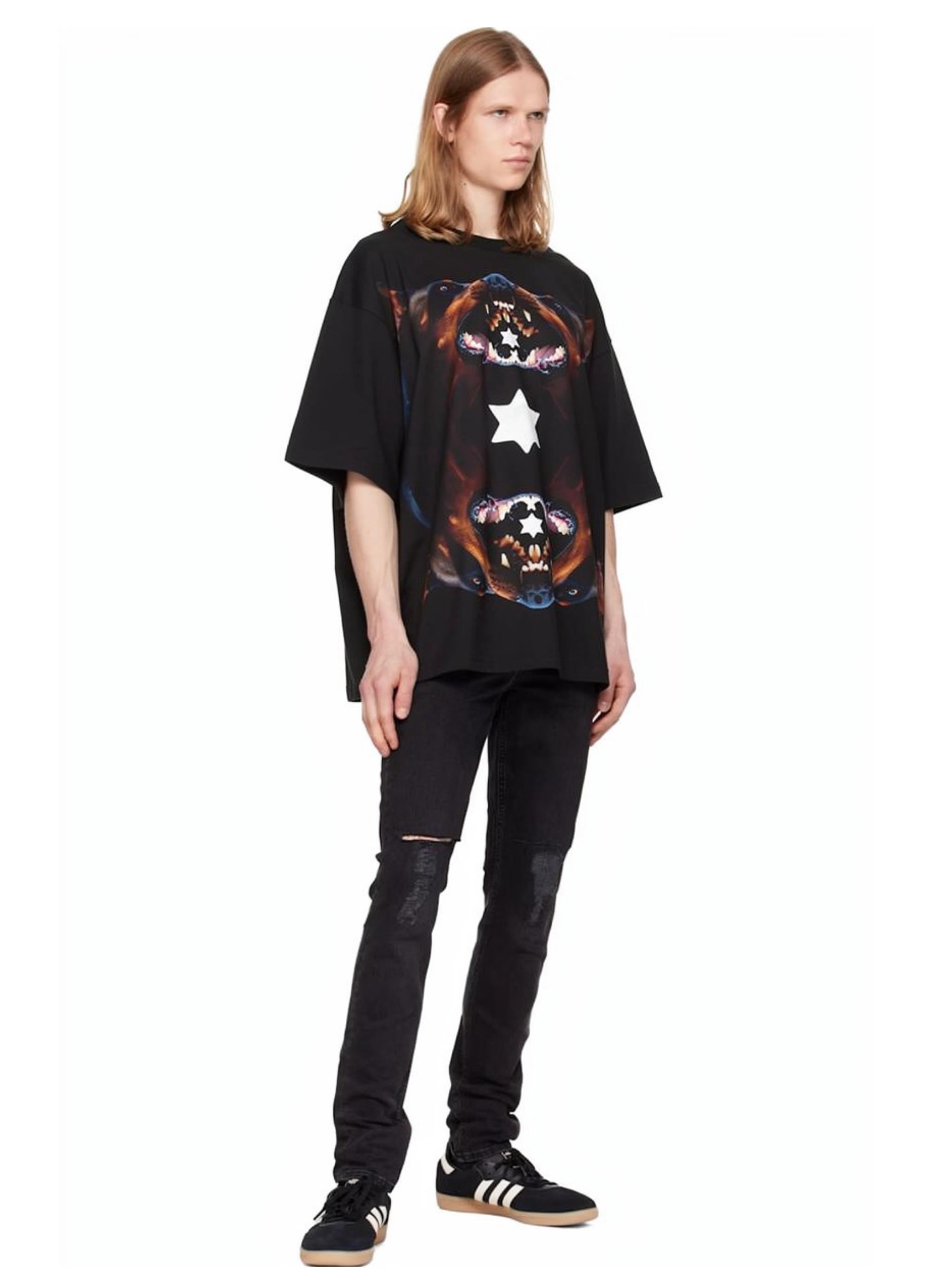 Jered Joaz Palms Star Doberman T shirt