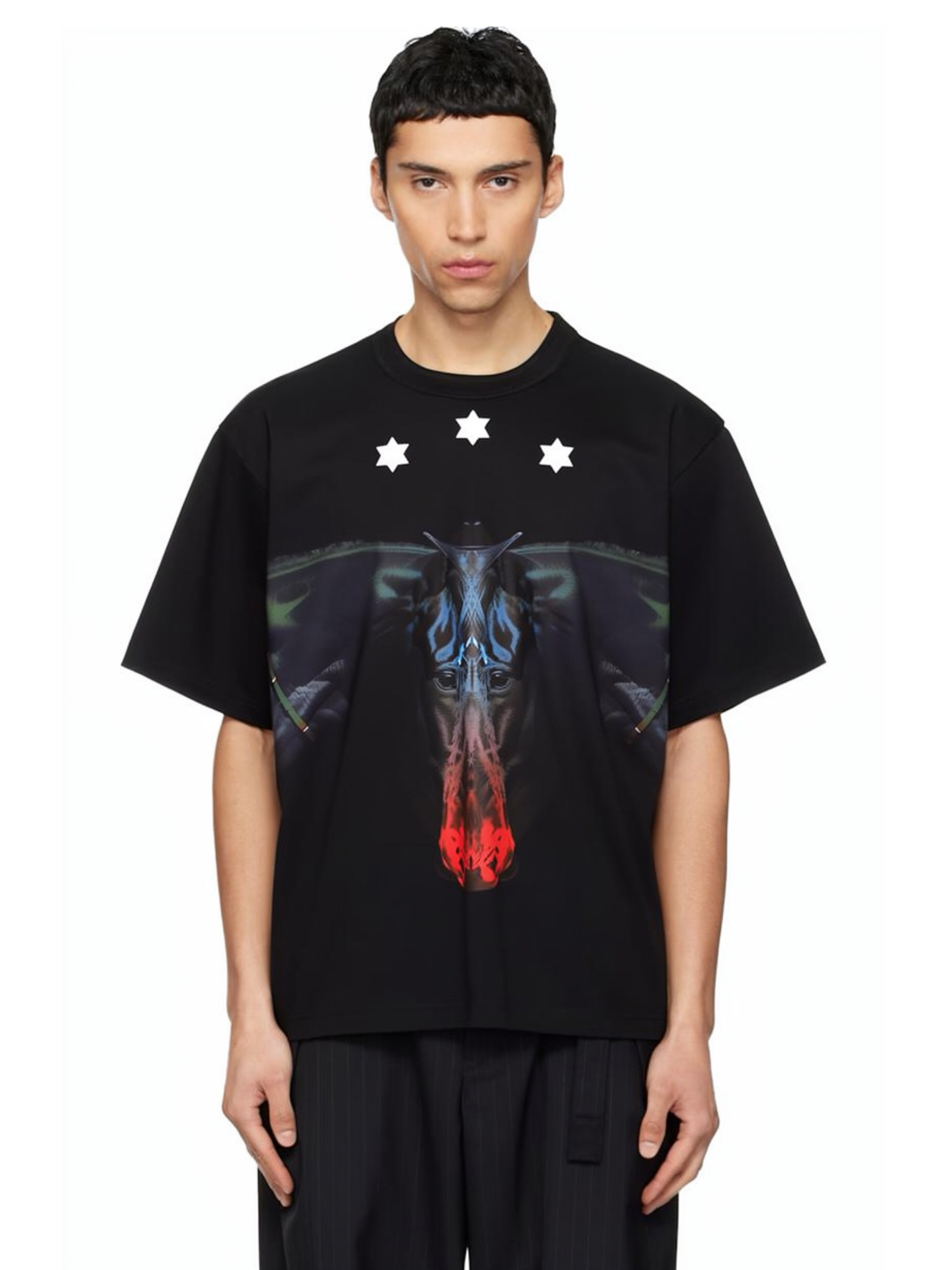 Jered Joaz Palms colors Horses T shirt