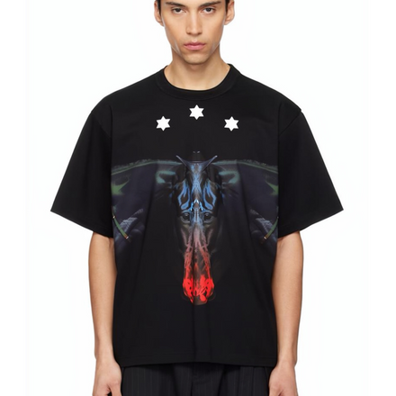 Jered Joaz Palms colors Horses T shirt
