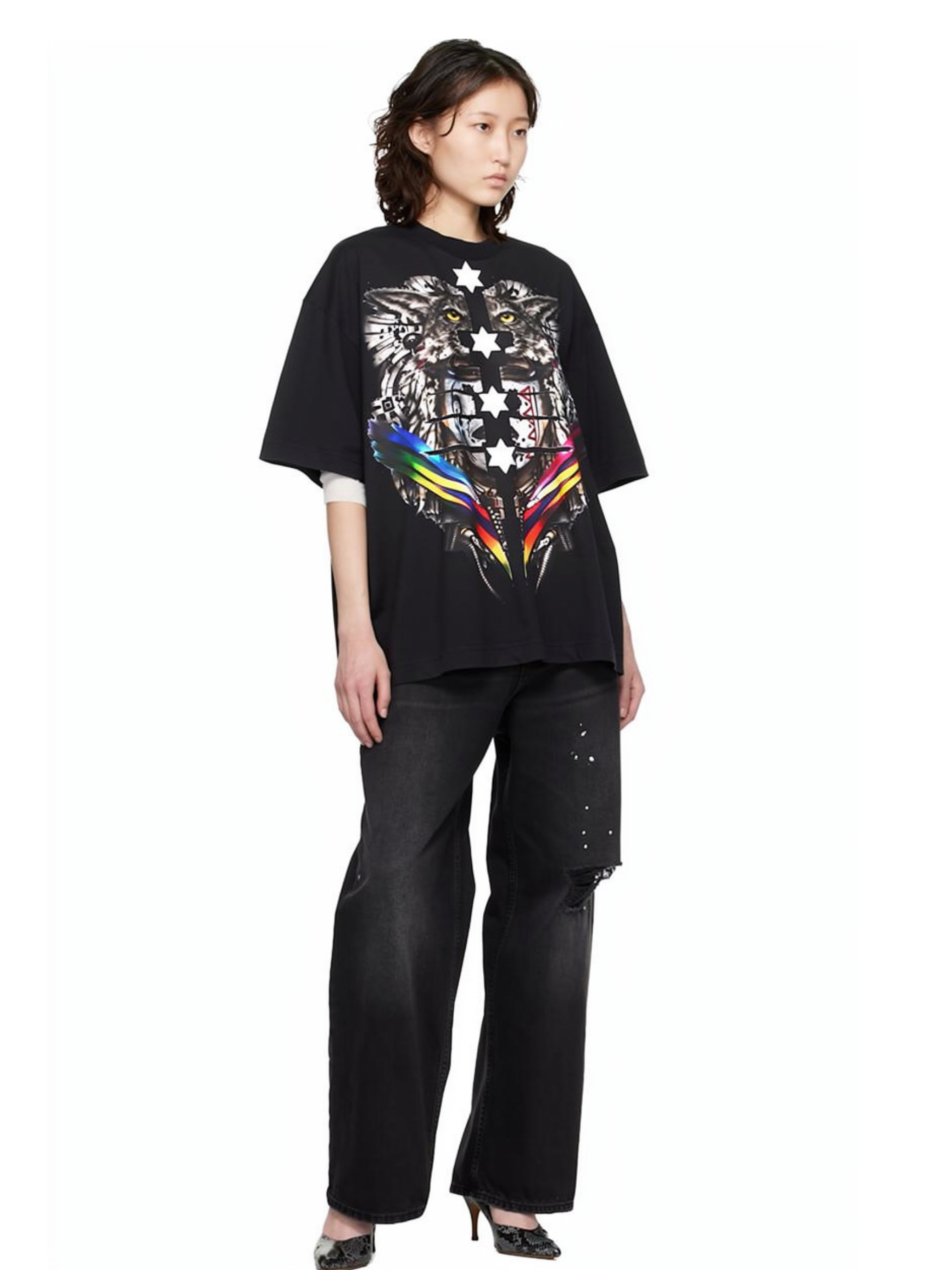 Jered Joaz Palms Damage Warrior T shirt