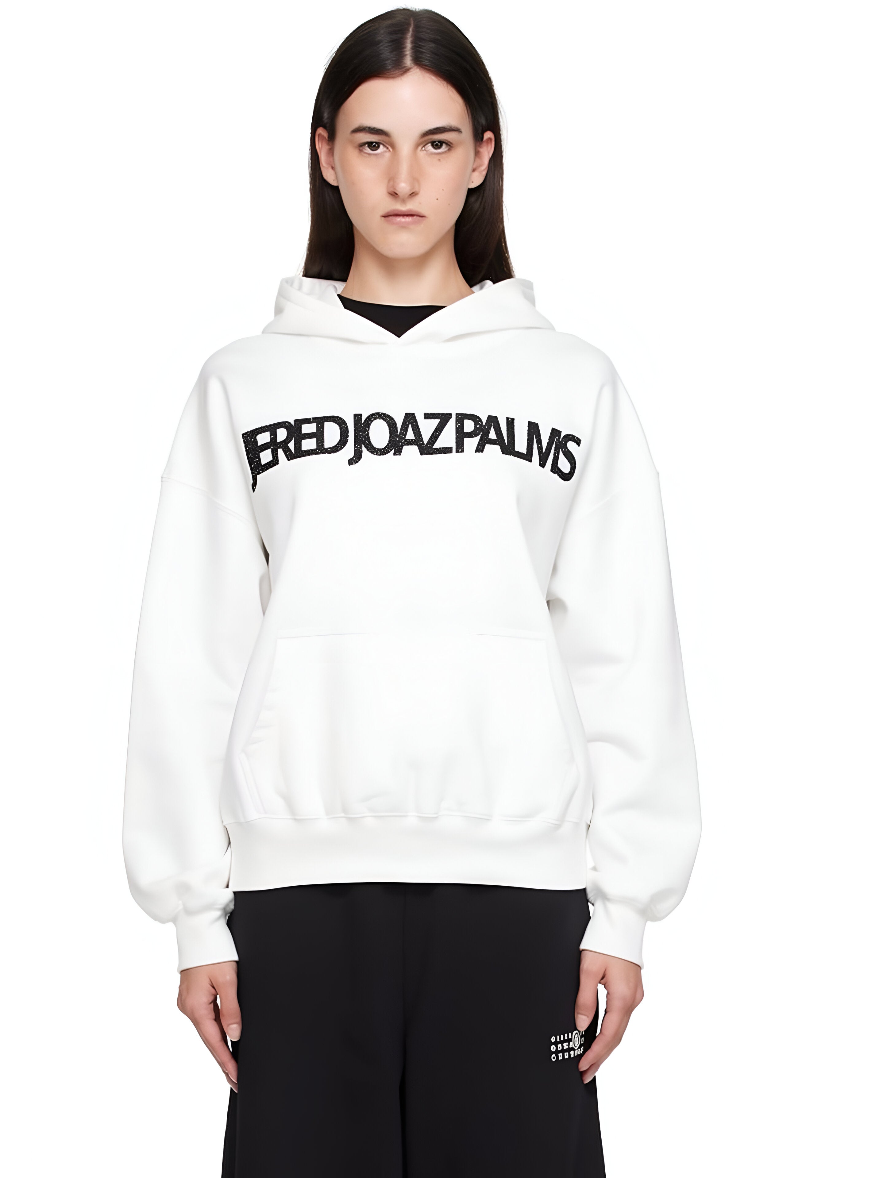 Jered Joaz Palms Velvet Logo Hoodie