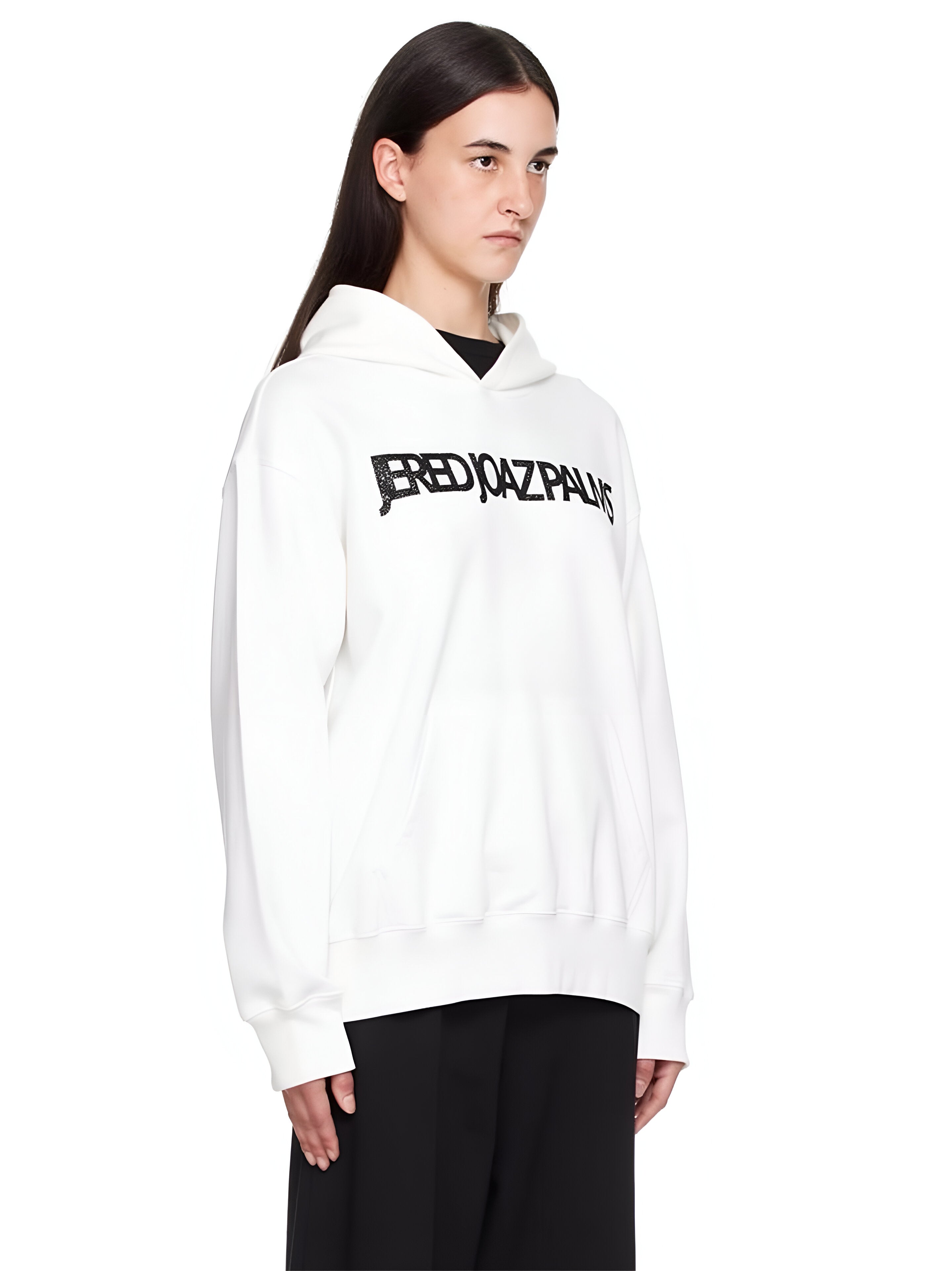 Jered Joaz Palms Velvet Logo Hoodie