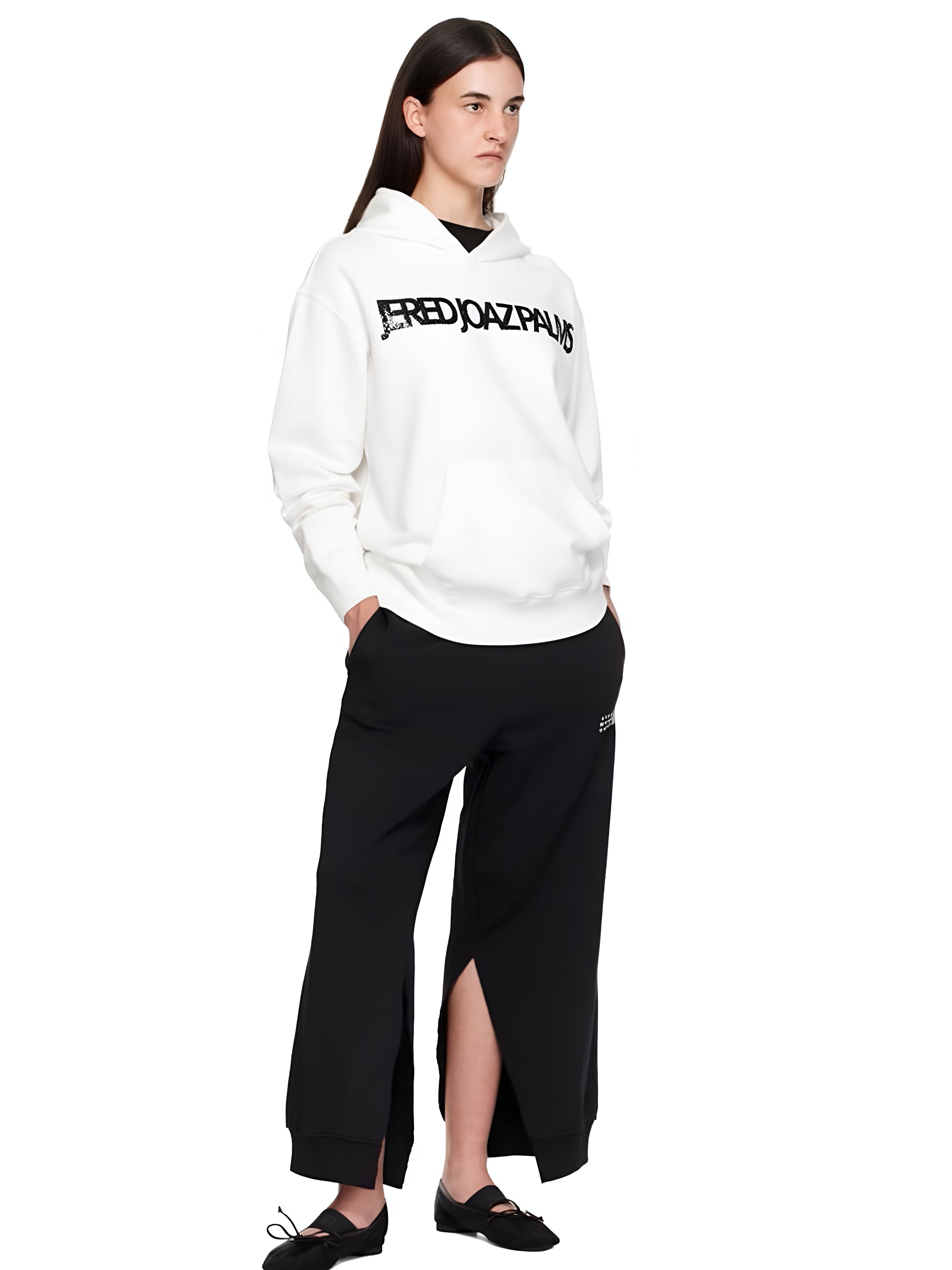 Jered Joaz Palms Velvet Logo Hoodie
