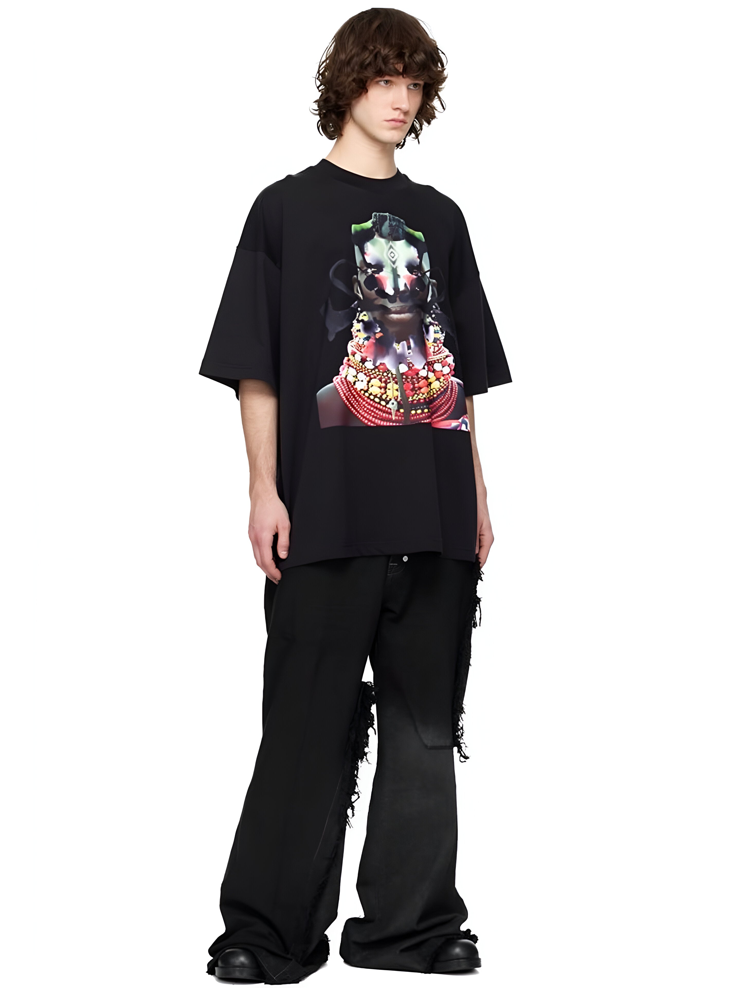 Jered Joaz Palms paint Face T shirt