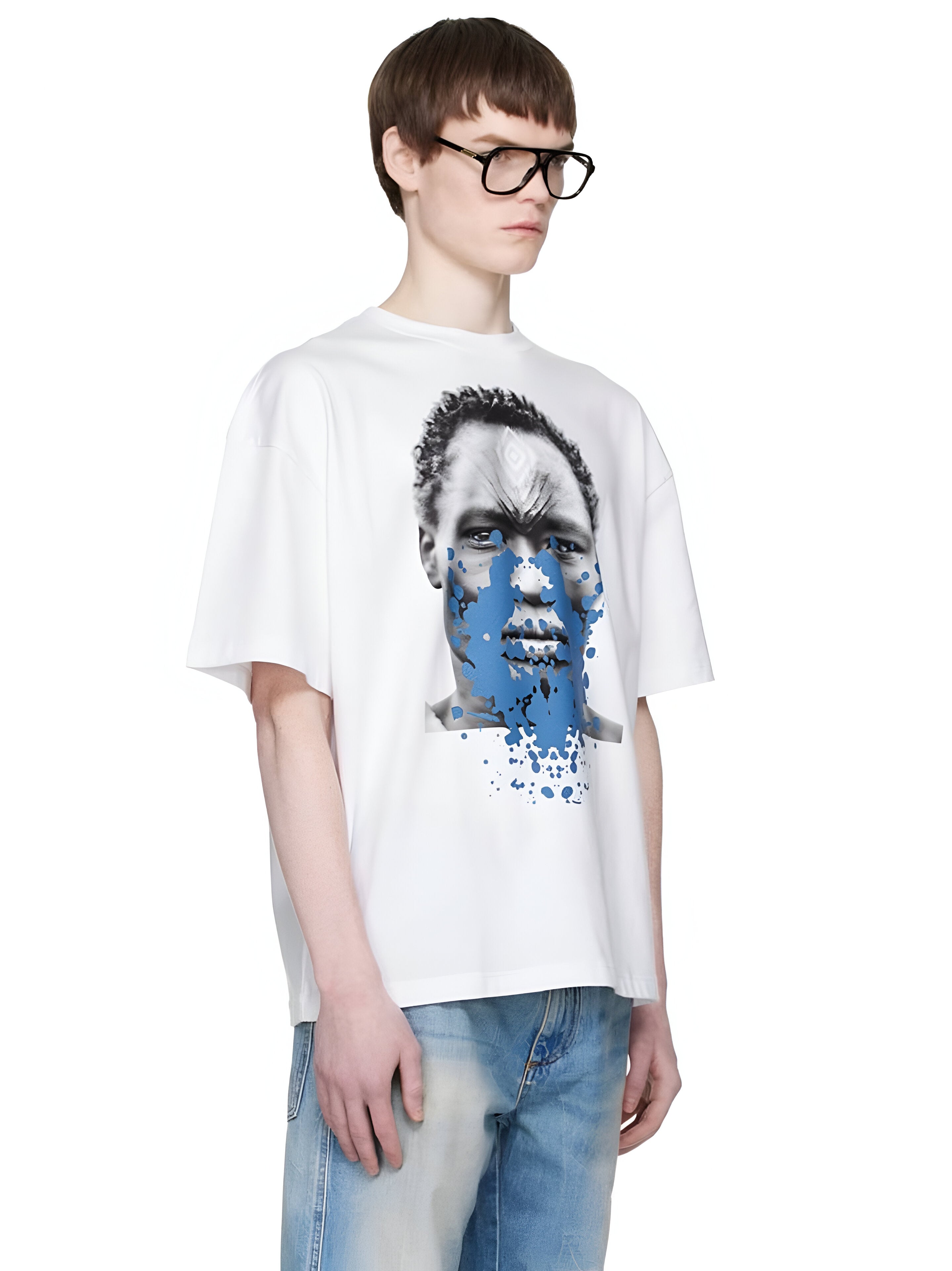 Jered Joaz Palms Glitter Tears T shirt