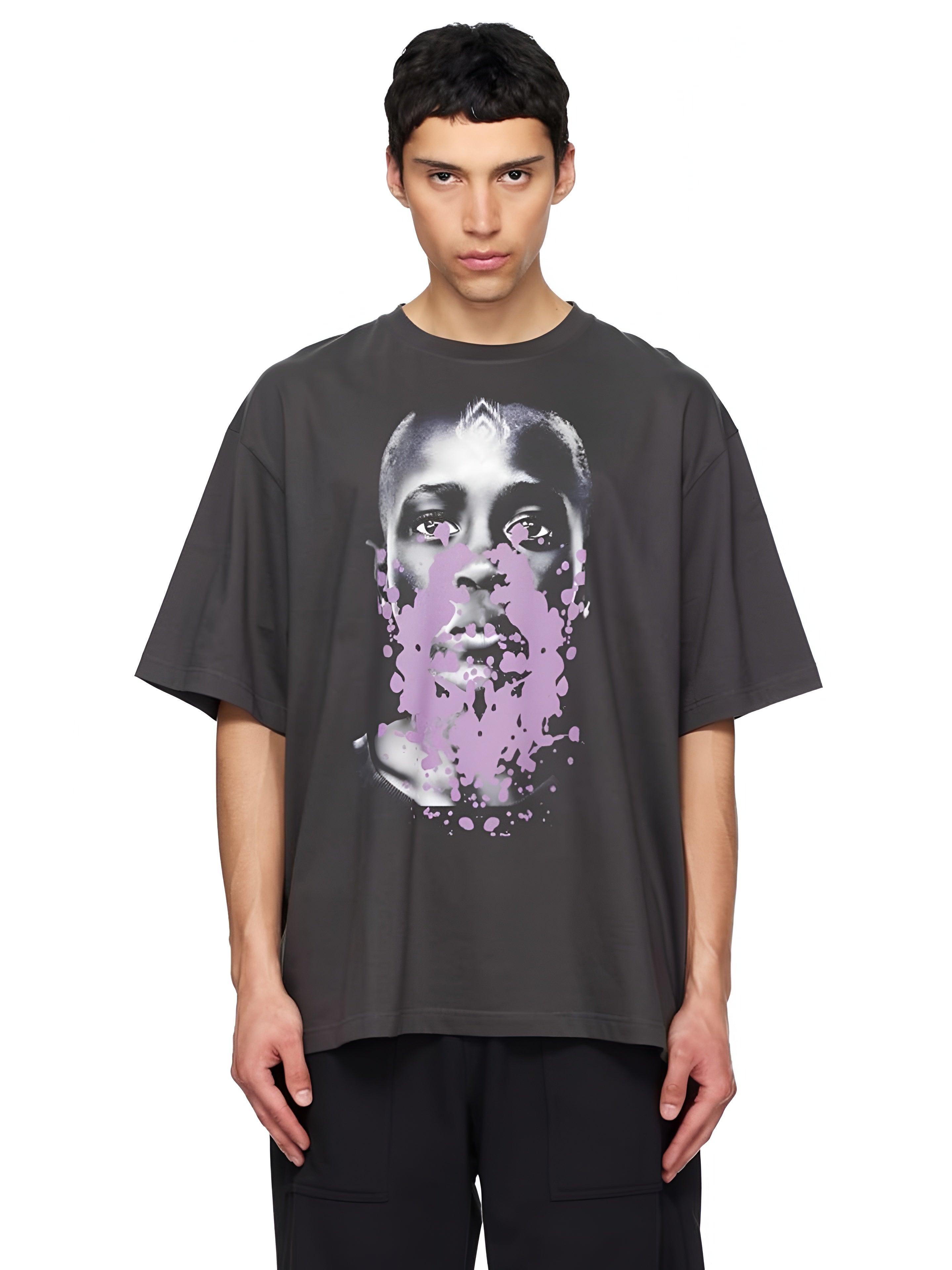 Jered Joaz Palms Sparkle Tears T shirt