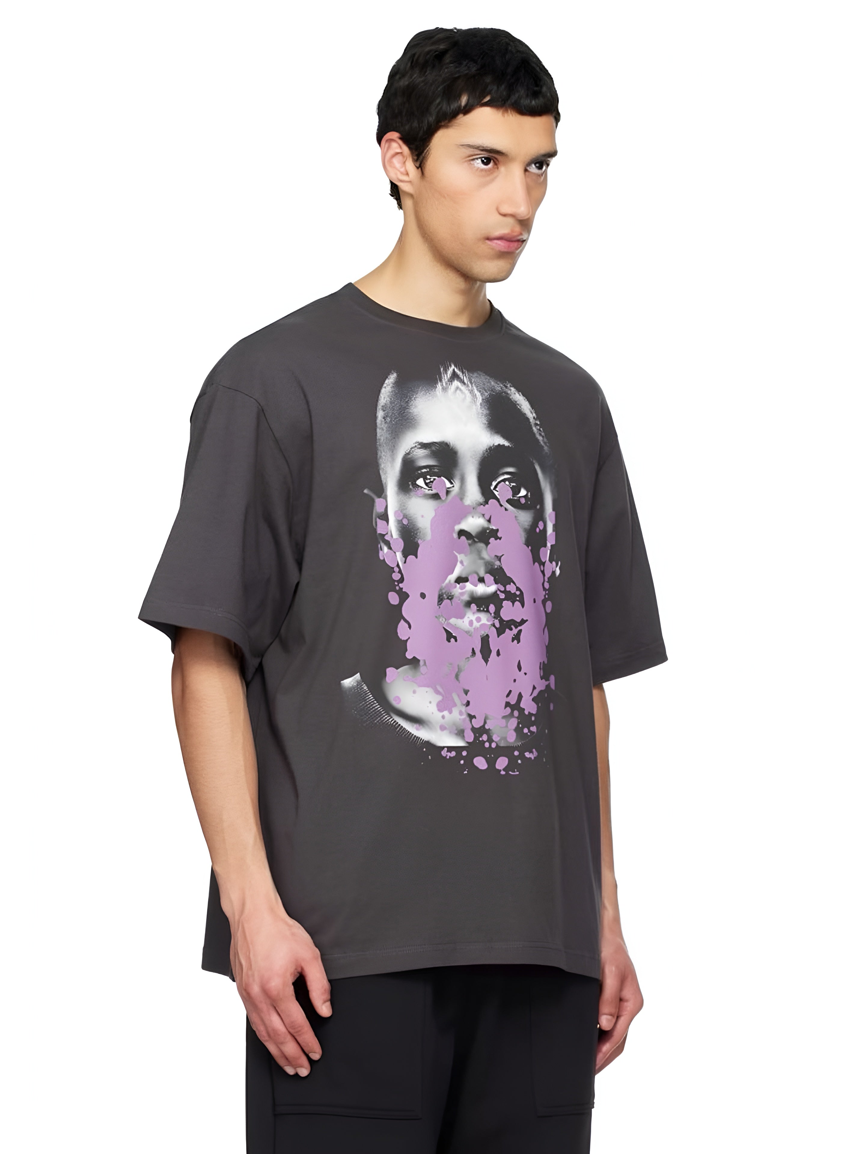 Jered Joaz Palms Sparkle Tears T shirt