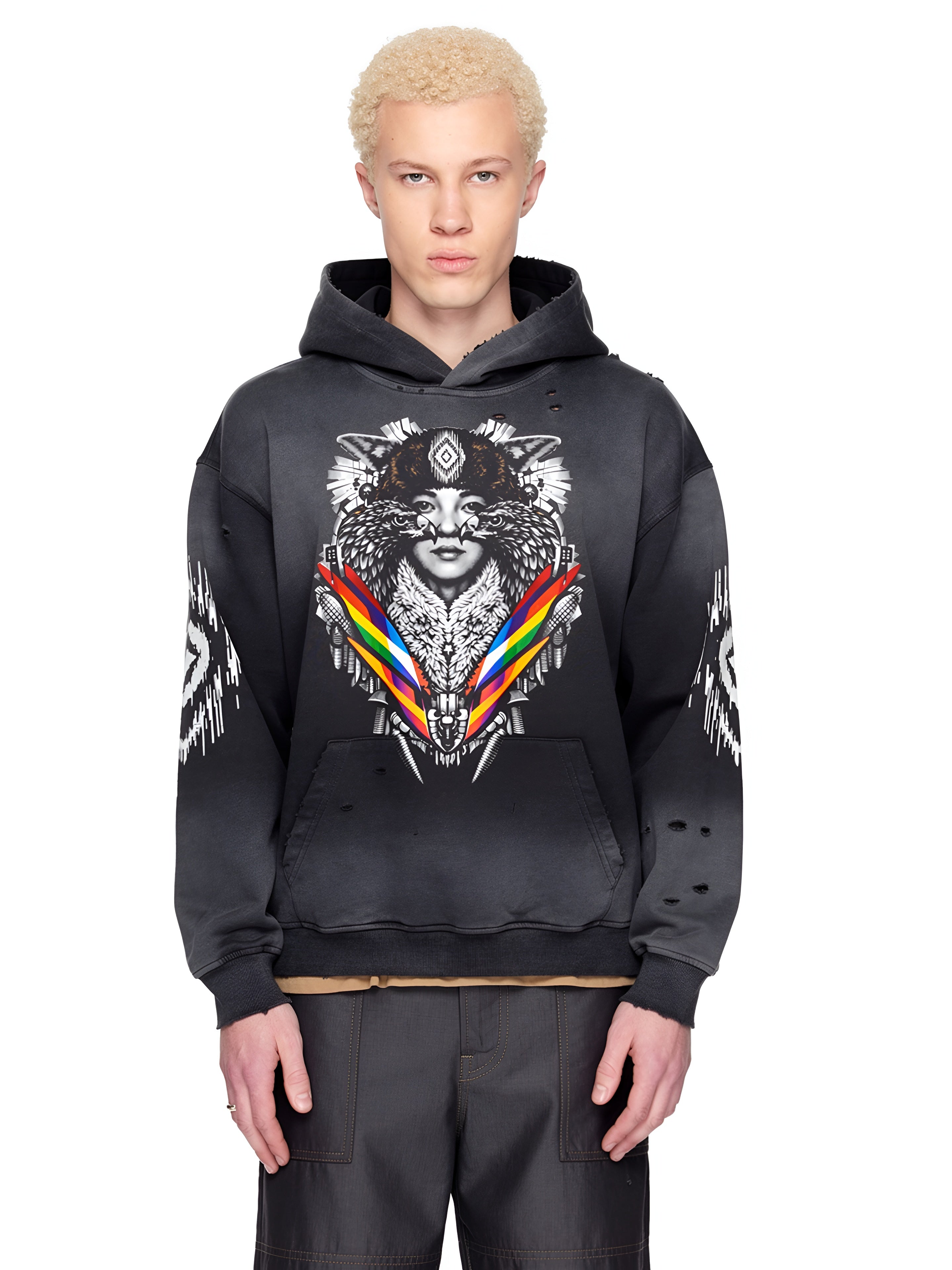 Jered Joaz Palms Eagle Face T shirt