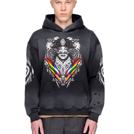 Jered Joaz Palms Eagle Face T shirt