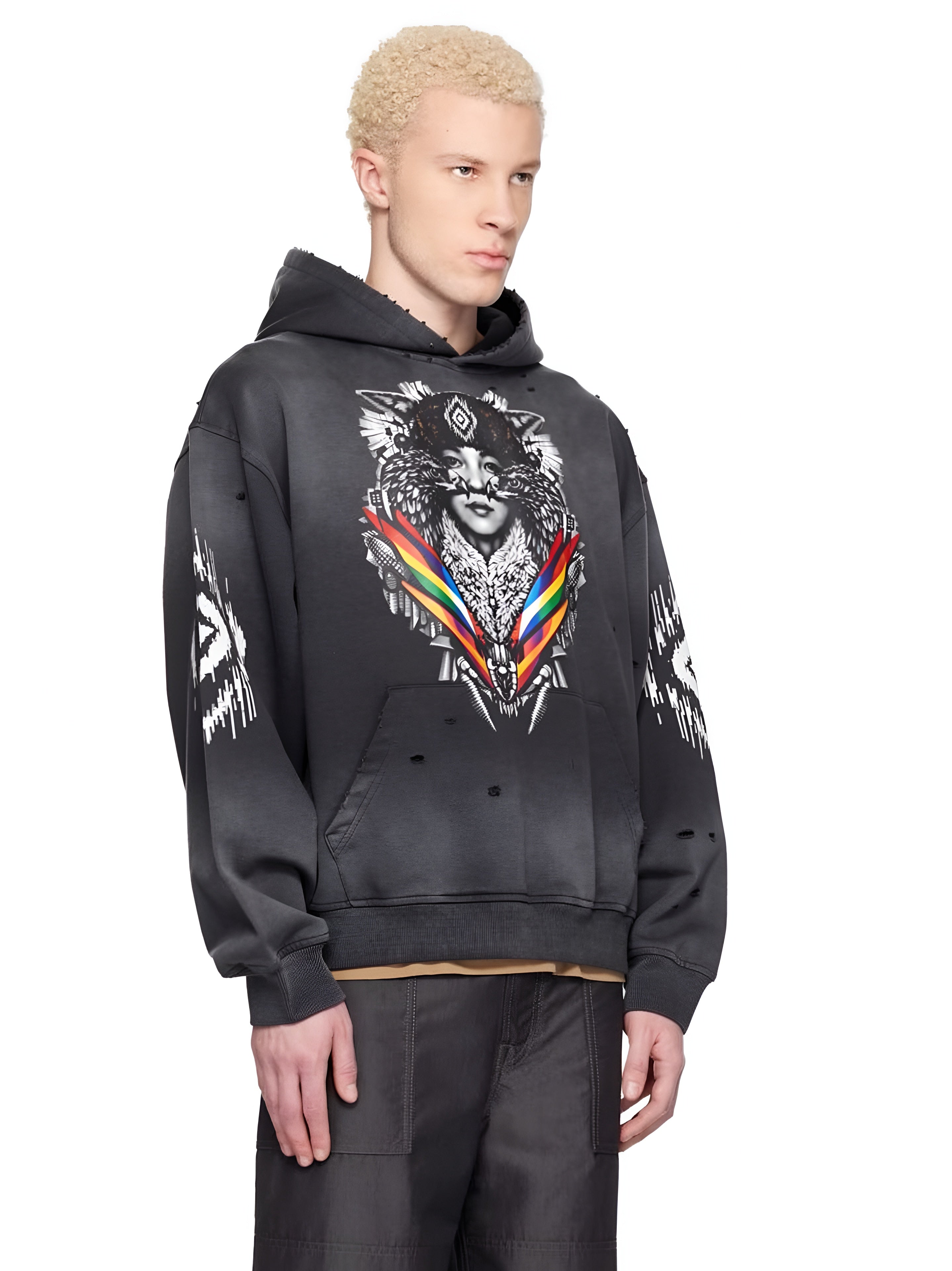 Jered Joaz Palms Eagle Face T shirt