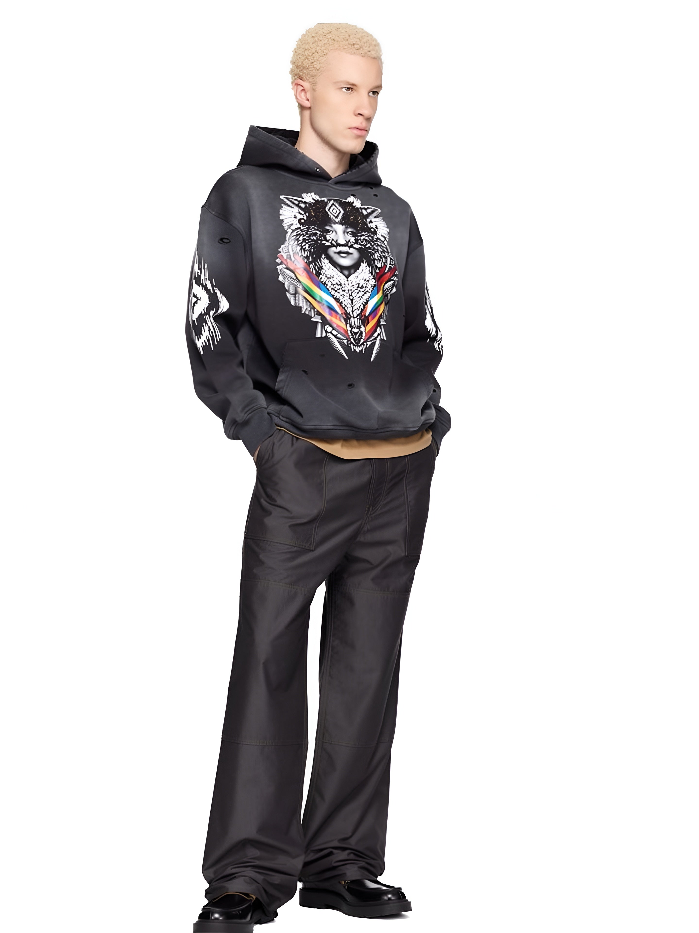 Jered Joaz Palms Eagle Face T shirt