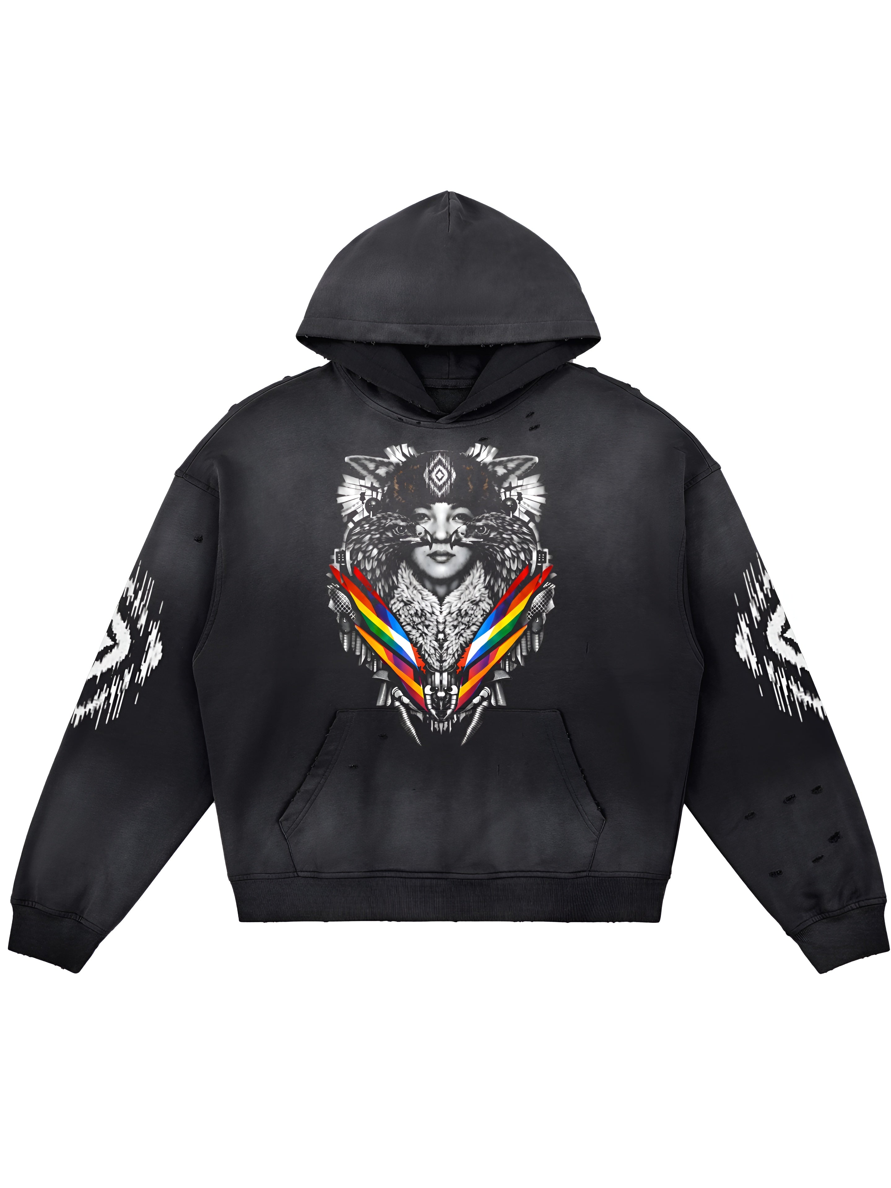 Jered Joaz Palms Eagle Face T shirt