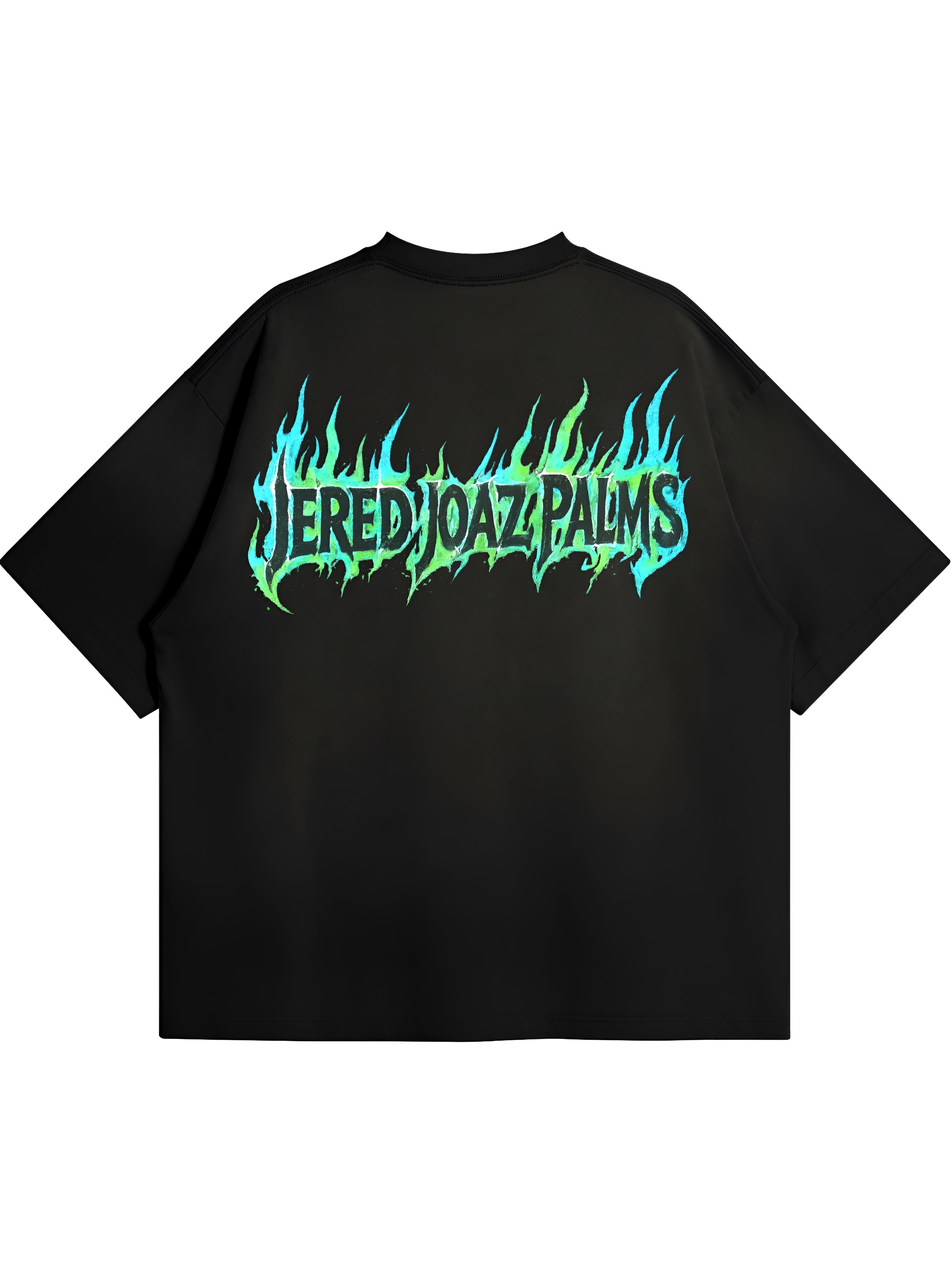 Jered Joaz Palms Flames Logo T shirt