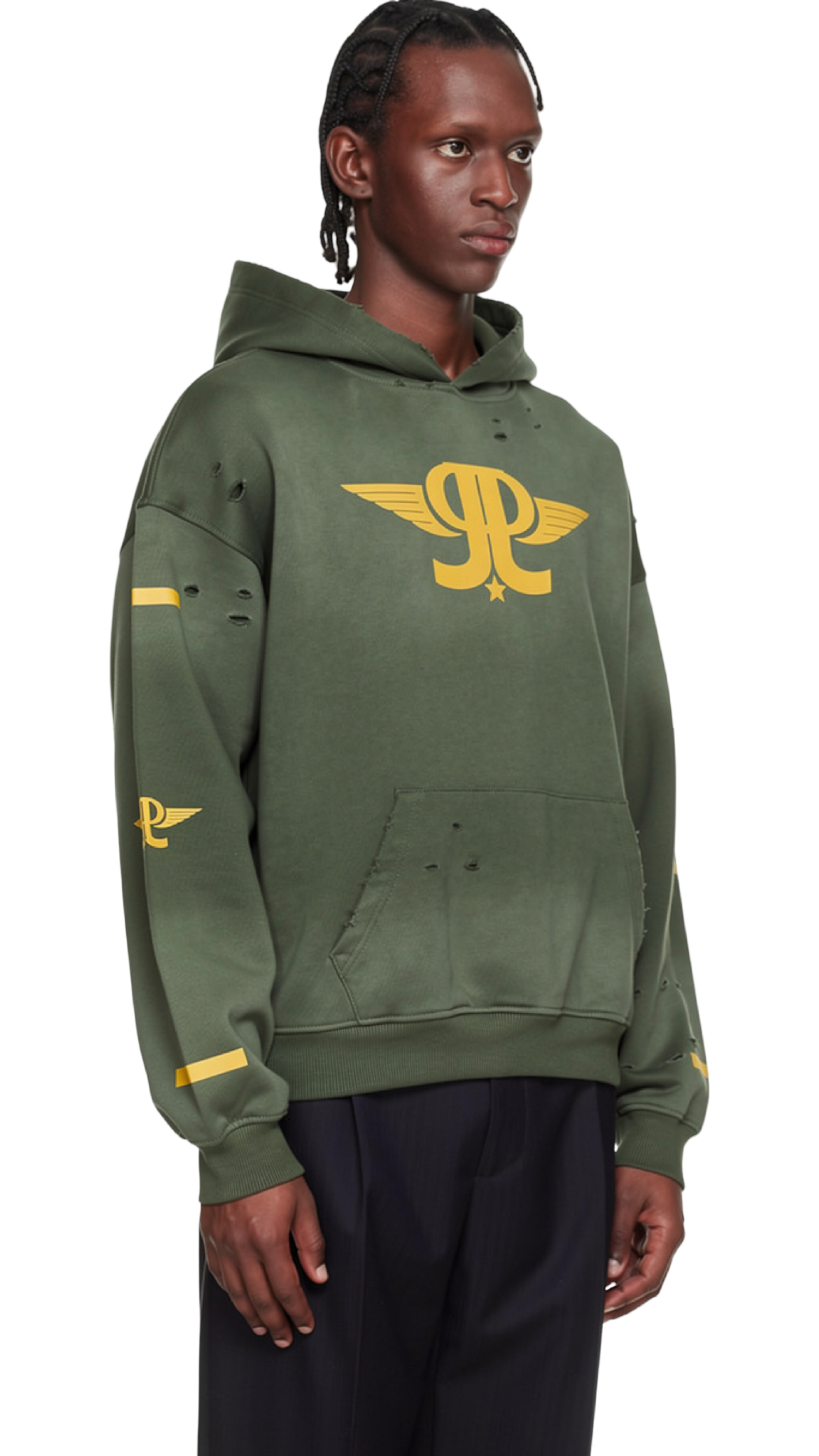 Jered Joaz Palms Wings Logo Hoodie